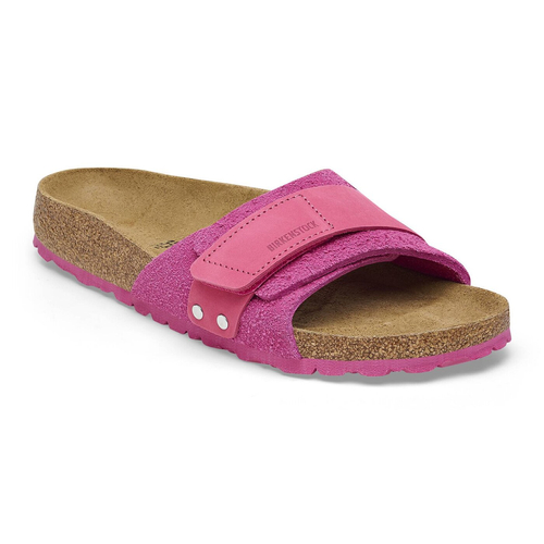 Damen Pantoletten BIRKENSTOCK OITA W LENB/LEVE FUCHSIA TULIP