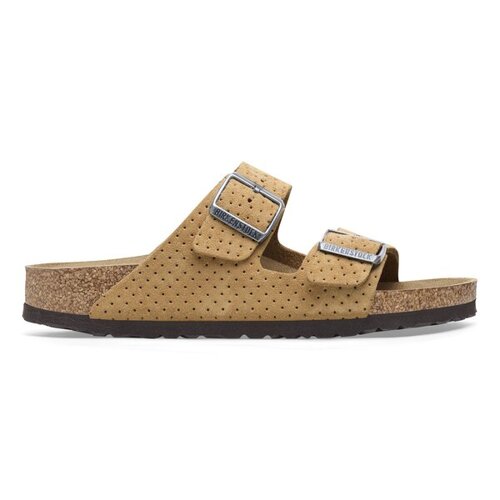 Herren Pantoletten BIRKENSTOCK ARIZONA LEVE DOTTED NEW BEIGE