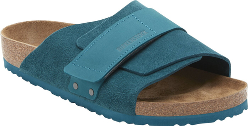 Herren Pantoletten Birkenstock Kyoto Nubuck Leather/Suede