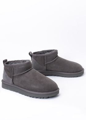 Herren Winterschuhe Grau UGG W Classic Ultra Mini