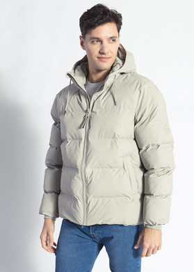 Unisex Winterjacke Beige RAINS PUFFER JACKET