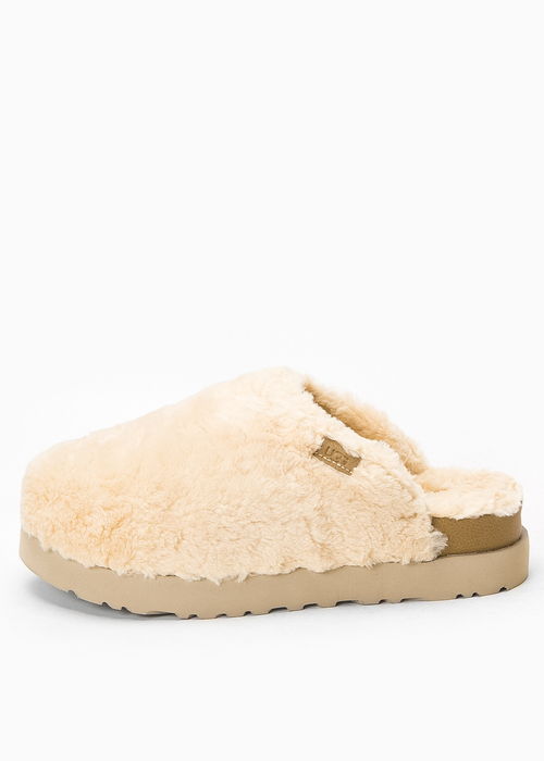 Damen Hausschuhe UGG W FUZZ SUGAR SLIDE