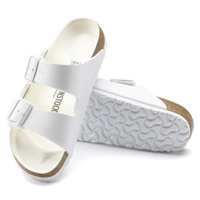 Damen Pantoletten BIRKENSTOCK ARIZONA BF White