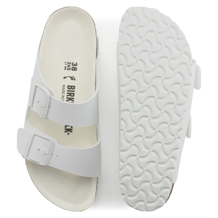 Damen Pantoletten BIRKENSTOCK ARIZONA BF White