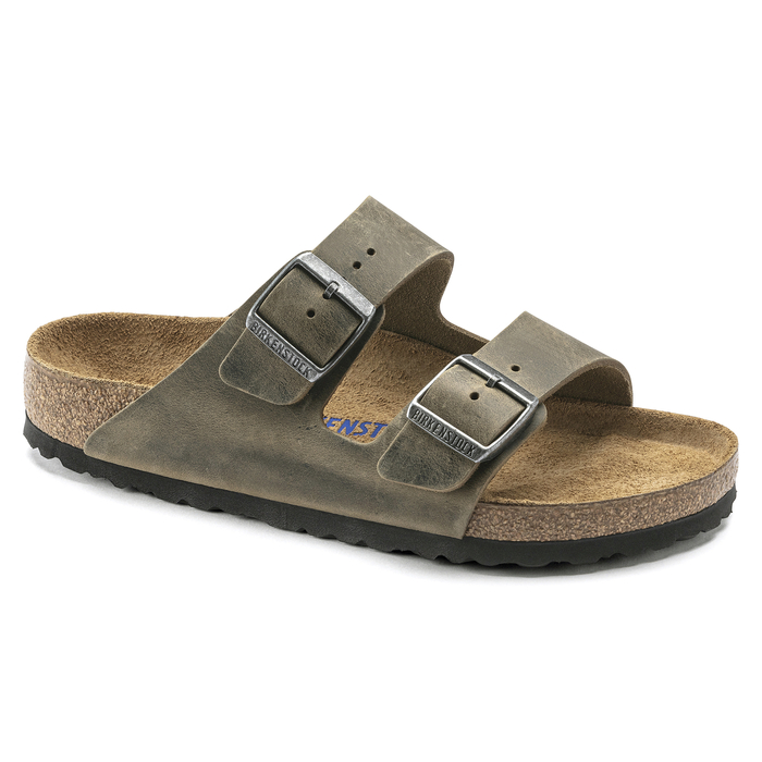 Damen Pantoletten BIRKENSTOCK ARIZONA FL WB FADED KHAKI