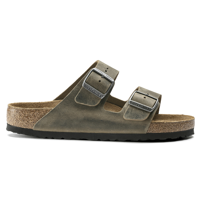 Damen Pantoletten BIRKENSTOCK ARIZONA FL WB FADED KHAKI