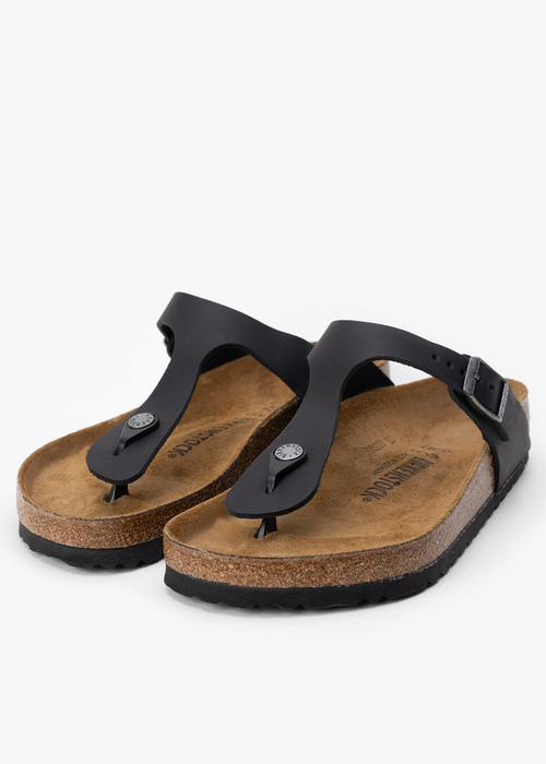 Damen Pantoletten BIRKENSTOCK GIZEH LEOI BLACK