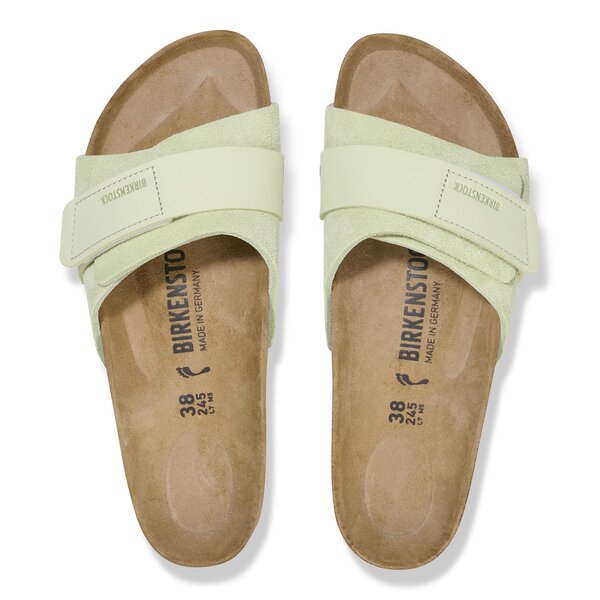 Damen Pantoletten BIRKENSTOCK OITA W LENB/LEVE FADED LIME