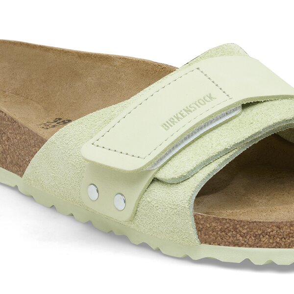 Damen Pantoletten BIRKENSTOCK OITA W LENB/LEVE FADED LIME