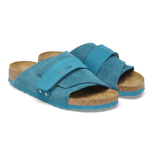 Damen Pantoletten Birkenstock Kyoto Nubuck Leather/Suede