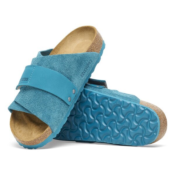 Damen Pantoletten Birkenstock Kyoto Nubuck Leather/Suede