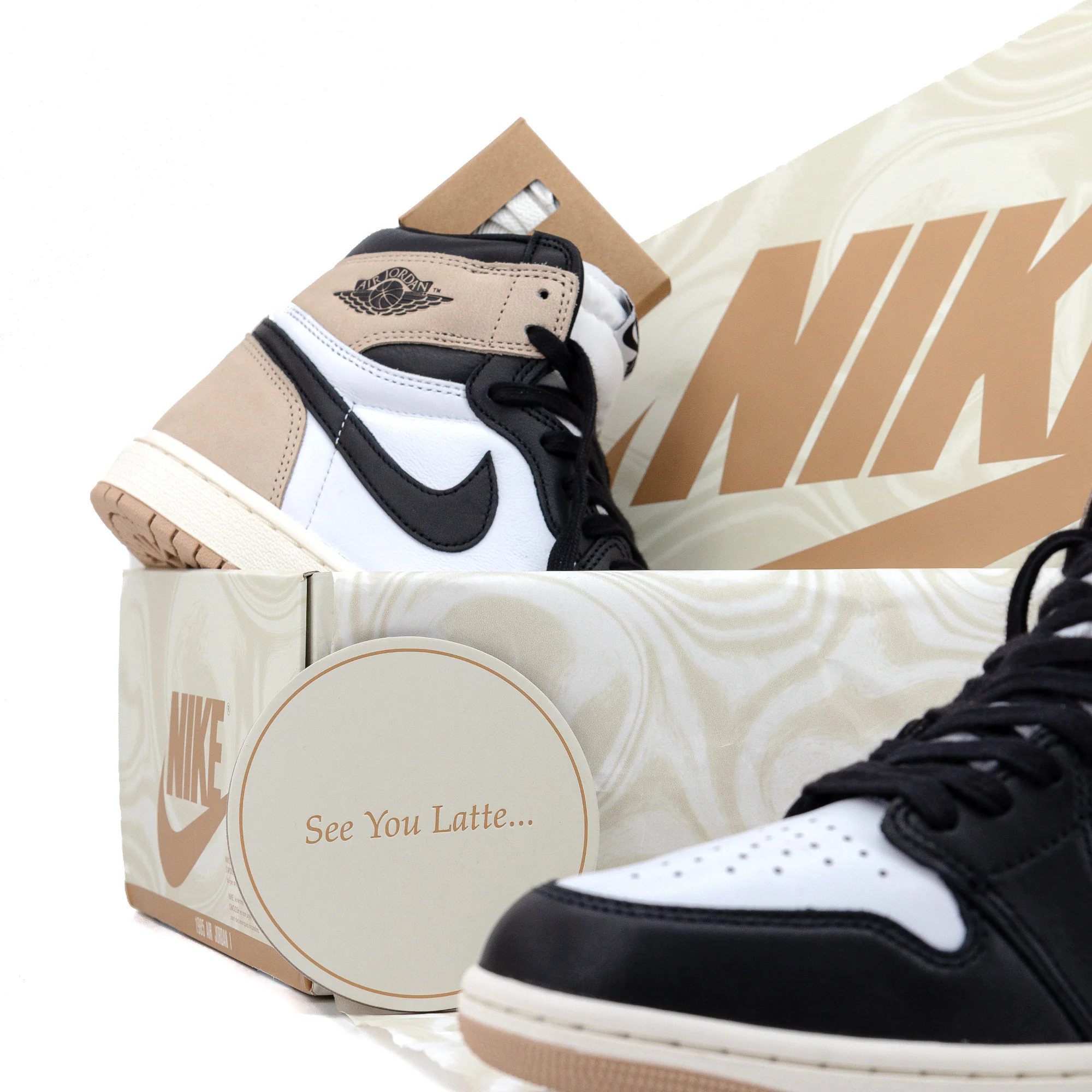 Damen Sneaker Nike Jordan 1 Retro High OG Latte