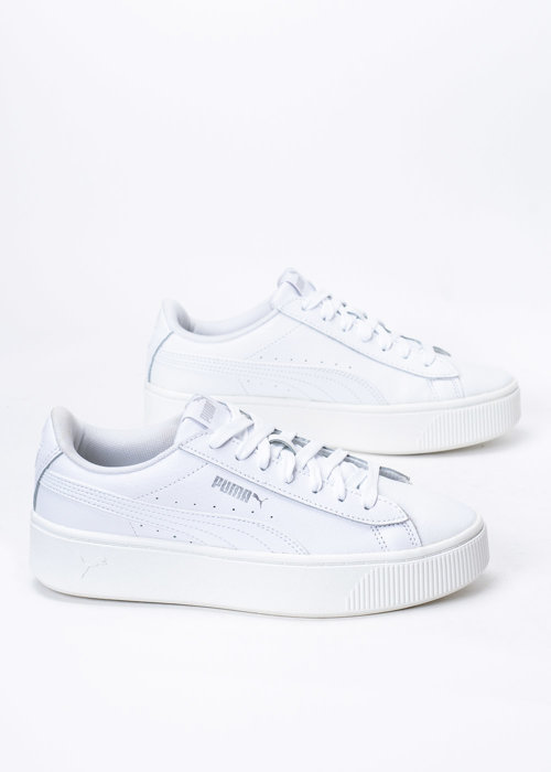 Damen Sneaker Weiß Puma Vikky Stacked L