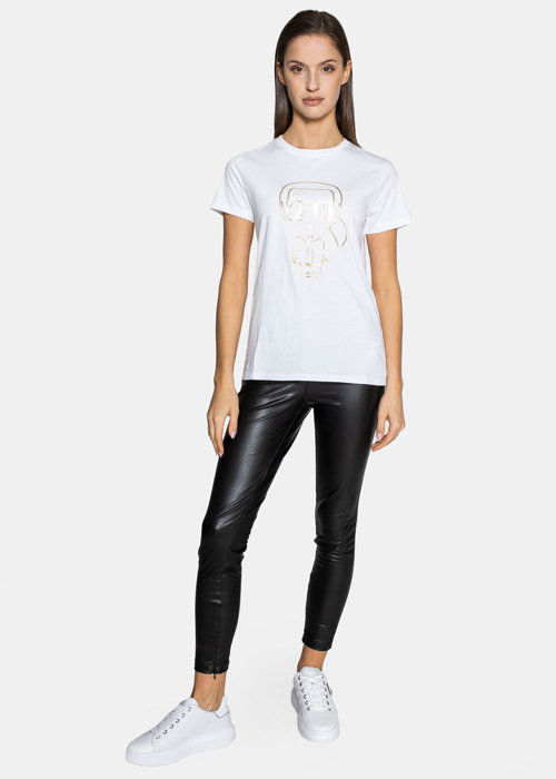 Damen T-Shirt Karl Lagerfeld Ikonik Art Deco (216W1705-100)