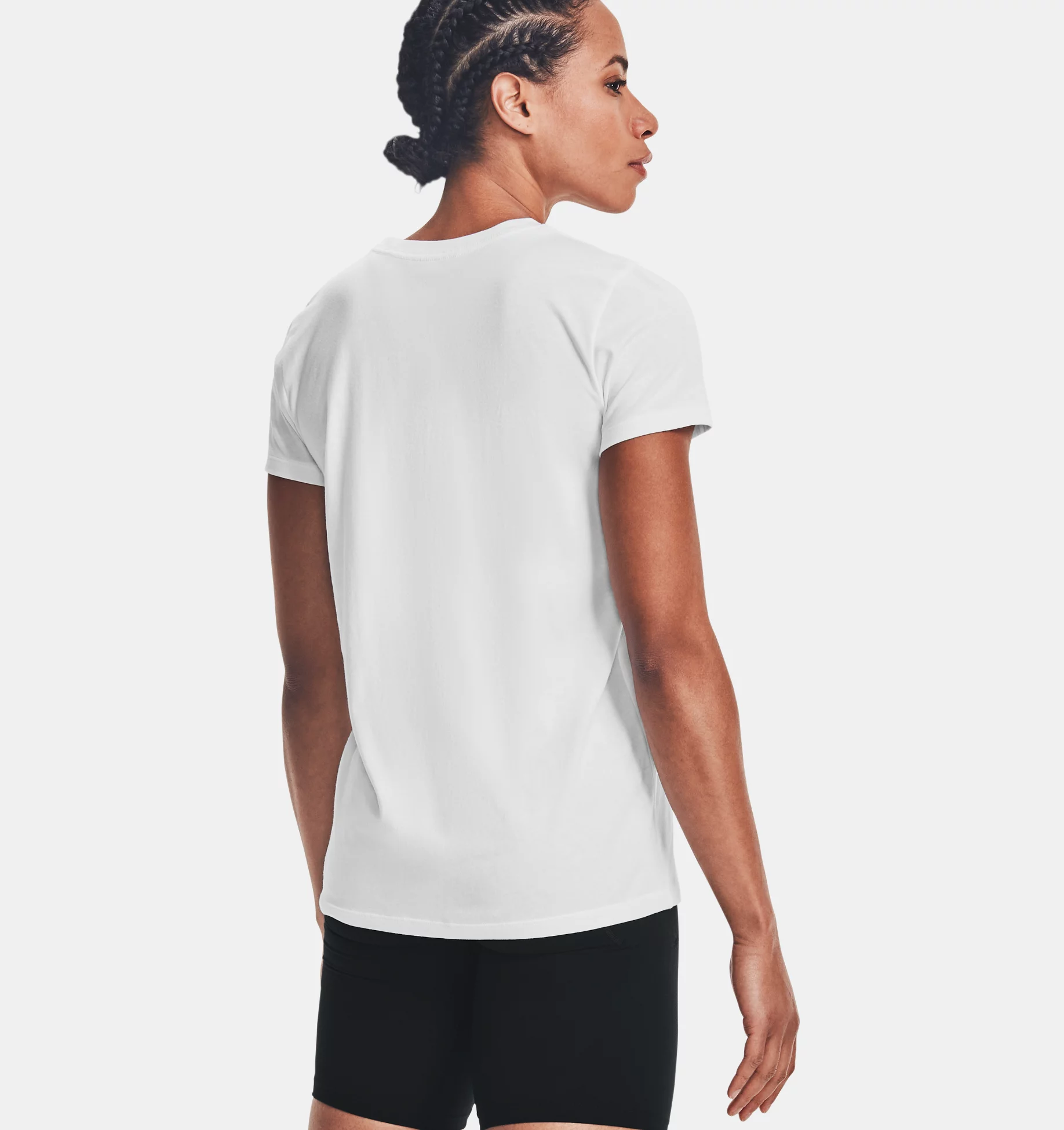 Damen T-Shirt Under Armour Live Sportstyle Graphic Ssc (1356305-102)