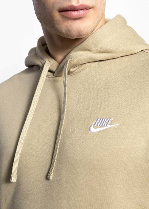 Herren Kapuzenpullover Beige Nike NSW Club Hoodie