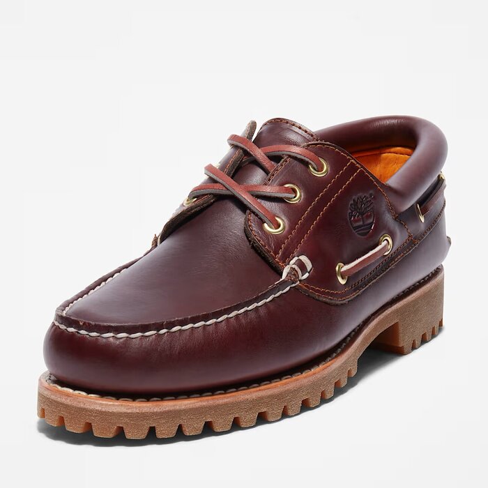 Herren Mokassins Timberland Authentic BOAT SHOE BURGUNDY