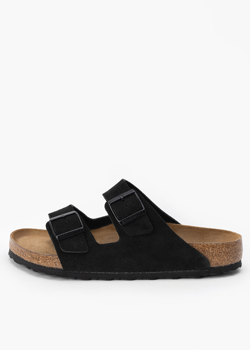 Herren Pantoletten BIRKENSTOCK ARIZONA SFB LEVE BLACK