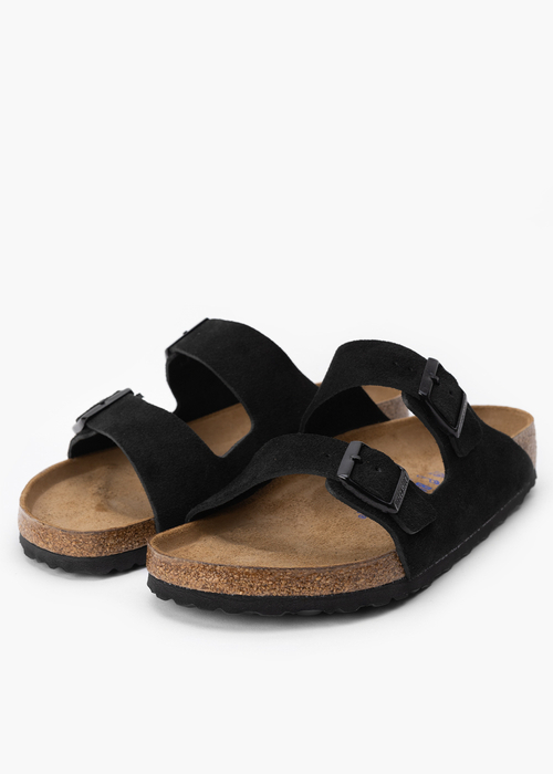 Herren Pantoletten BIRKENSTOCK ARIZONA SFB LEVE BLACK