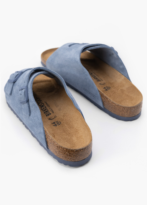 Herren Pantoletten BIRKENSTOCK ZÜRICH LEVE ELEMENTAL BLUE