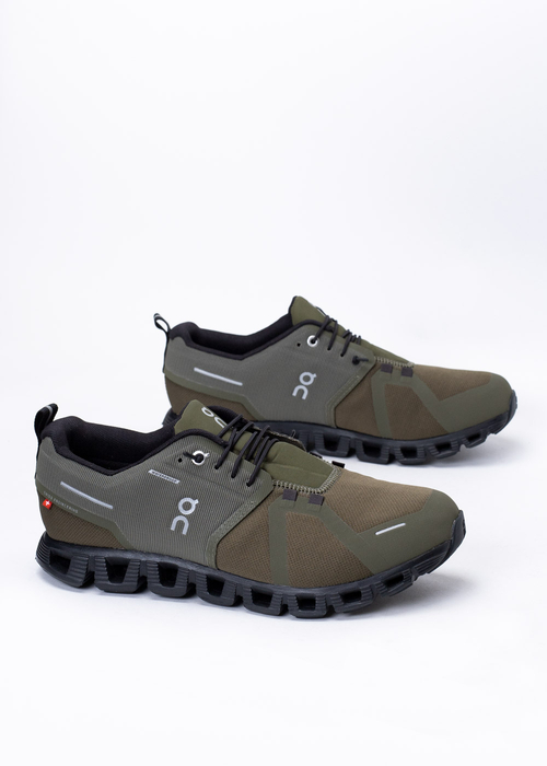 Herren Sneaker Olive ON Cloud 5 Waterproof