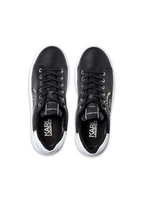 Herren Sneaker Schwarz Karl Lagerfeld Kapri Mens Metal Maison Karl Lc