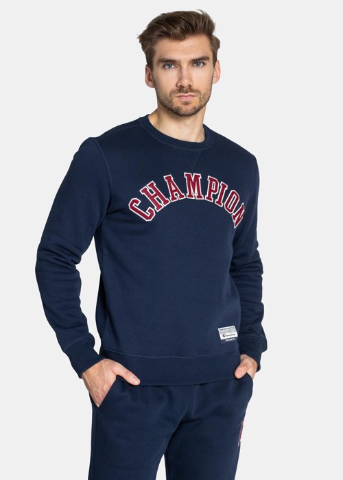 Herren Sweatshirt Champion Collegiate Logo Organic Cotton Blend (216570-BS538)