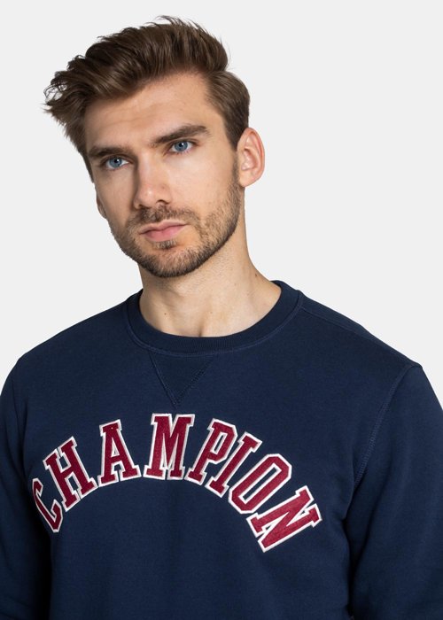 Herren Sweatshirt Champion Collegiate Logo Organic Cotton Blend (216570-BS538)