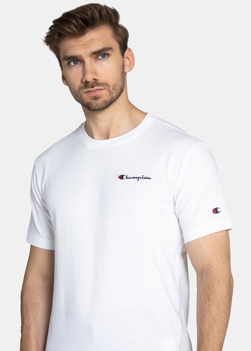 Herren T-Shirt Champion Organic Cotton Blend Small Script Logo (216480-WW001)