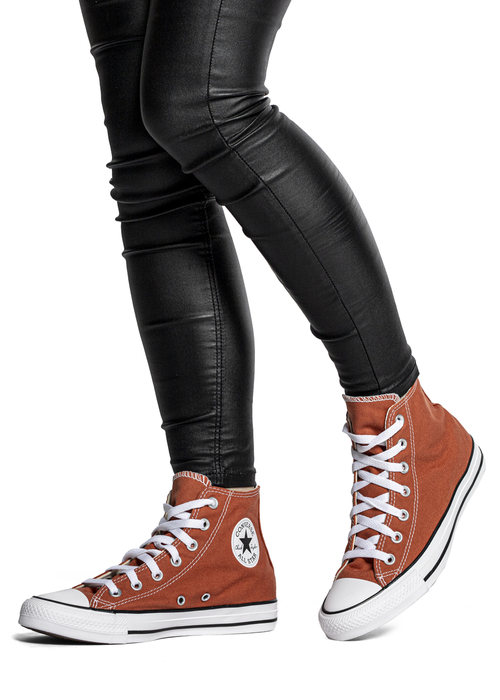 Sneaker Orange Converse Chuck Taylor All Star HI Fire Opal