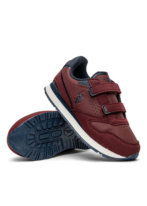 Sneaker für Kinder U.S. Polo Assn. Nobik002 Burgund 