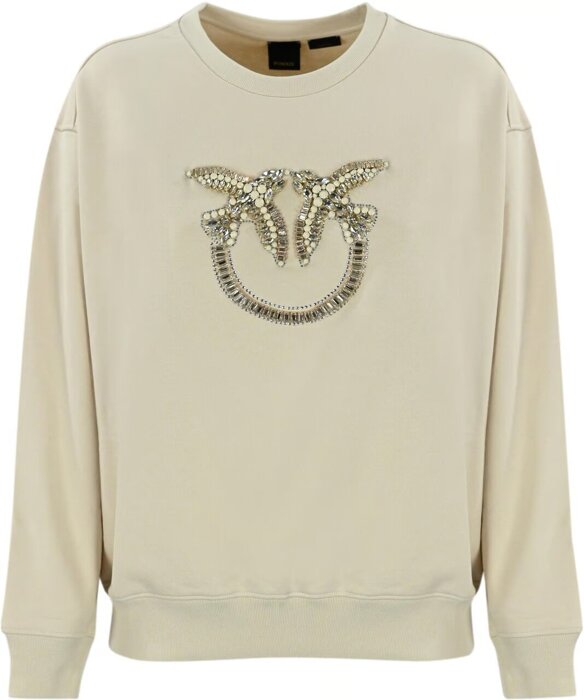 Sweatshirts Damen PINKO NELLY MAGLIA FELPA LOGO BIRD R