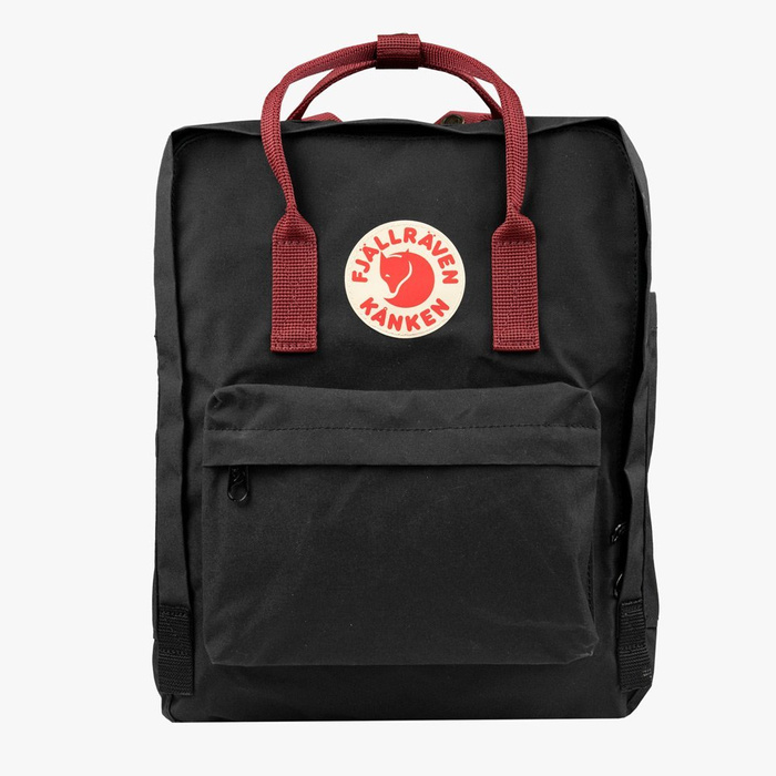 Rucksäck Kanken Fjallraven Black-Ox Red (F23510-550-326)