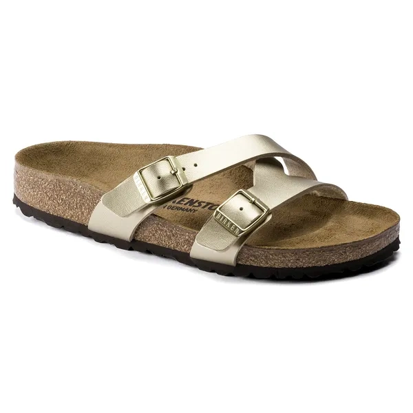 Damen Pantoletten BIRKENSTOCK Yao Balance BF Gold