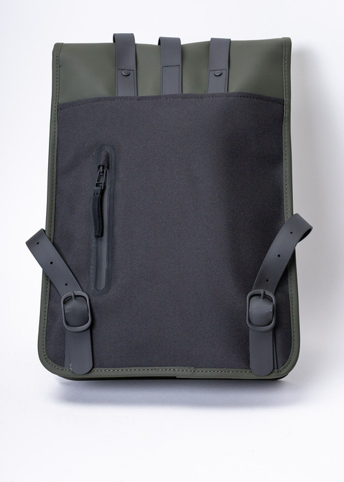 Unisex Rucksack Grün Rains Backpack Mini