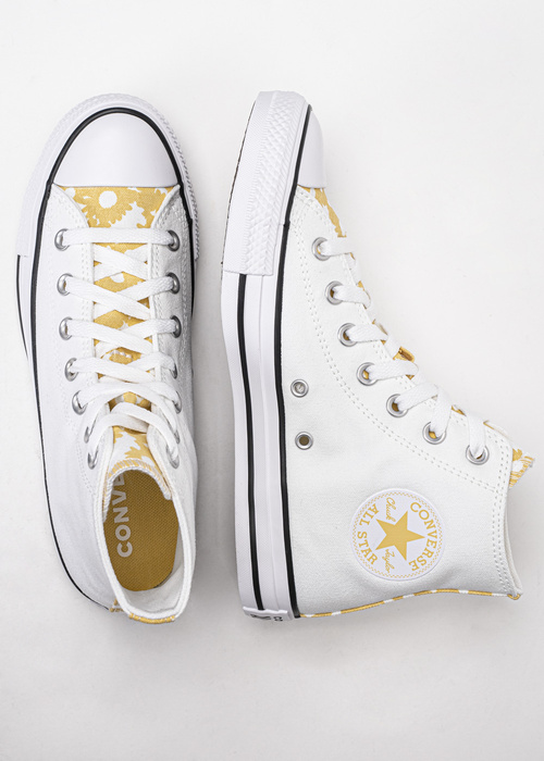 Damen Sneaker Weiß Converse Chuck Taylor All Star Summer Florals