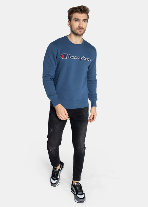 Herren Sweatshirt Champion Organic Cotton Blend Script Logo (216471-BS504)