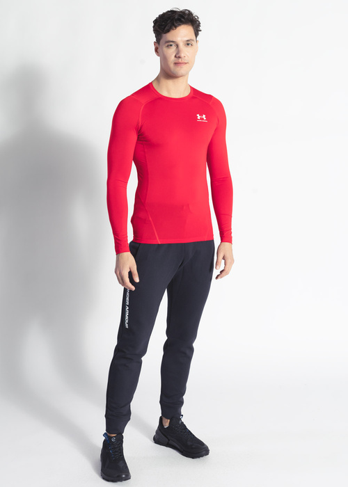 Herren Langarmshirt Rot UNDER ARMOUR UA HG ARMOUR COMP LS
