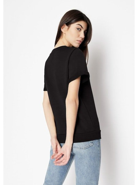 Damen T-Shirt ARMANI EXCHANGE AX Woman Apparel 8NYM03-YJ68Z-1200 