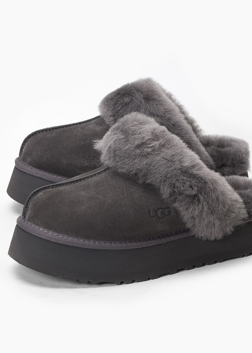 Damen Hausschuhe Grau UGG W DISQUETTE