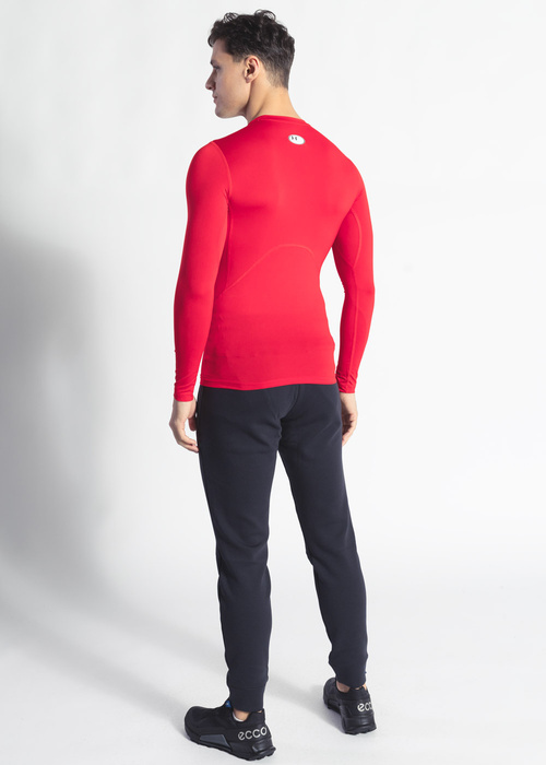 Herren Langarmshirt Rot UNDER ARMOUR UA HG ARMOUR COMP LS
