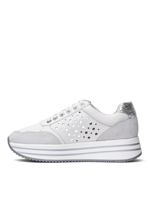 Damen Sneaker Weiß GEOX D Kency WHT