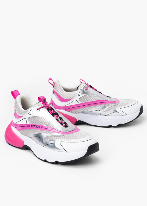 Damen Sneaker Weiß LOVE MOSCHINO JA15025G1GIQ6-01B 