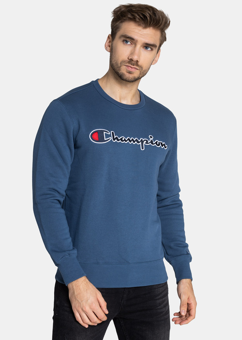 Herren Sweatshirt Champion Organic Cotton Blend Script Logo (216471-BS504)