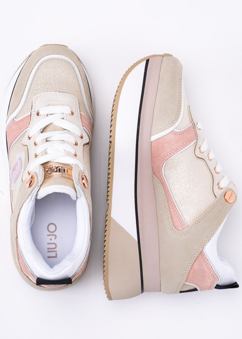 Damen Sneaker Beige Liu Jo Super Maxi Wonder 2