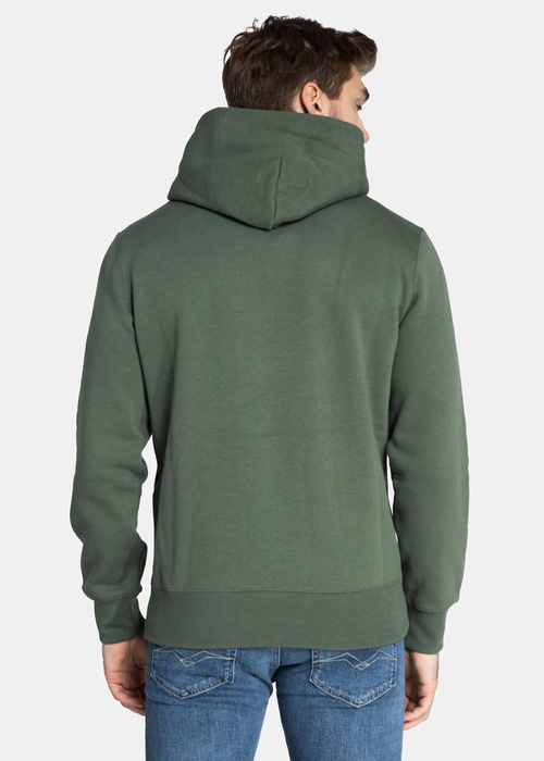 Herren Kapuzenpullover Champion Organic Cotton Blend Script Logo (216470-GS538)