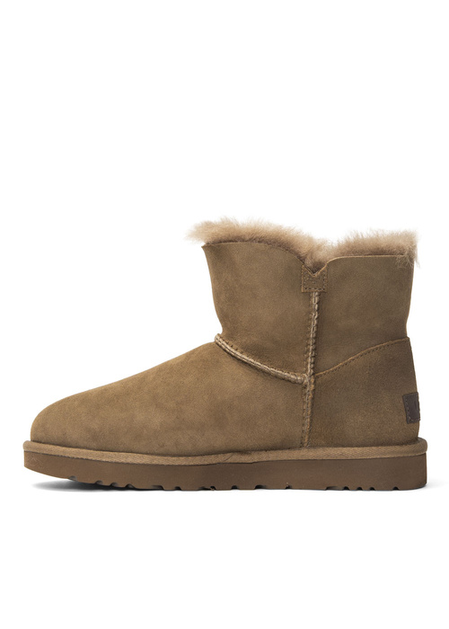 Damen Winterschuhe Braun UGG Mini Bailey Button II