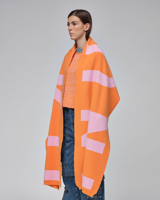 DamenSchal INUIKII Jacquard WOOL SCARF 