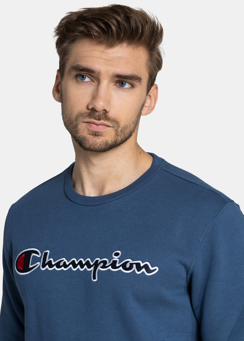 Herren Sweatshirt Champion Organic Cotton Blend Script Logo (216471-BS504)