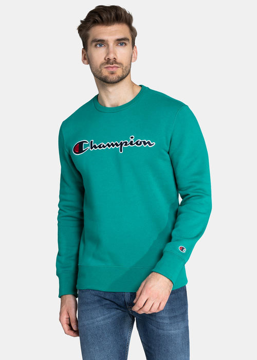 Herren Sweatshirt Champion Organic Cotton Blend Script Logo (216471-GS091)